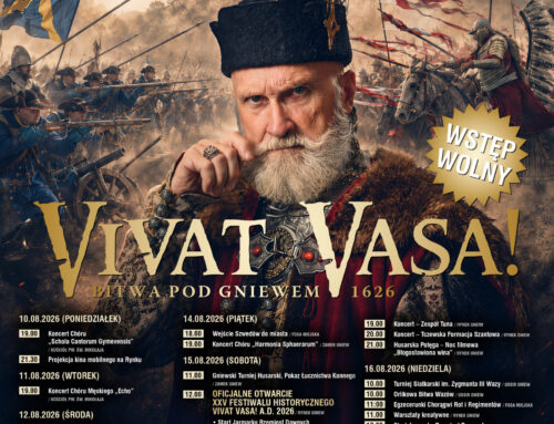 Oficjalny plakat Festiwalu Historycznego Vivat Vasa! A.D. 2026